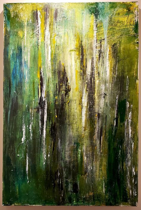 Ceci Chaparro Freeman — The Forest acrylic painting. 24 x36 in Abstract Forest Painting Acrylics, Abstract Forest Painting, Forest Acrylic Painting, Forest Paintings, Gum Trees, Bedroom Painting, Abstract Tree Painting, Science Park, Grey House