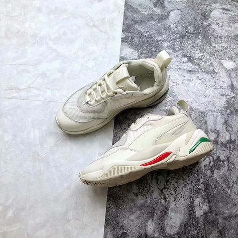 Puma Thunder Spectra, Puma Thunder, Puma Shoes, Pumas Shoes, White Sneaker, Sneakers Fashion, Sneakers