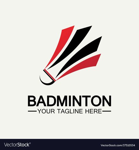 Badminton Logo Design, Sport Club Logo, Badminton Logo, Badminton Team, Badminton Club, Badminton Shuttlecock, Logo Club, Funny Laptop Stickers, Badminton Sport