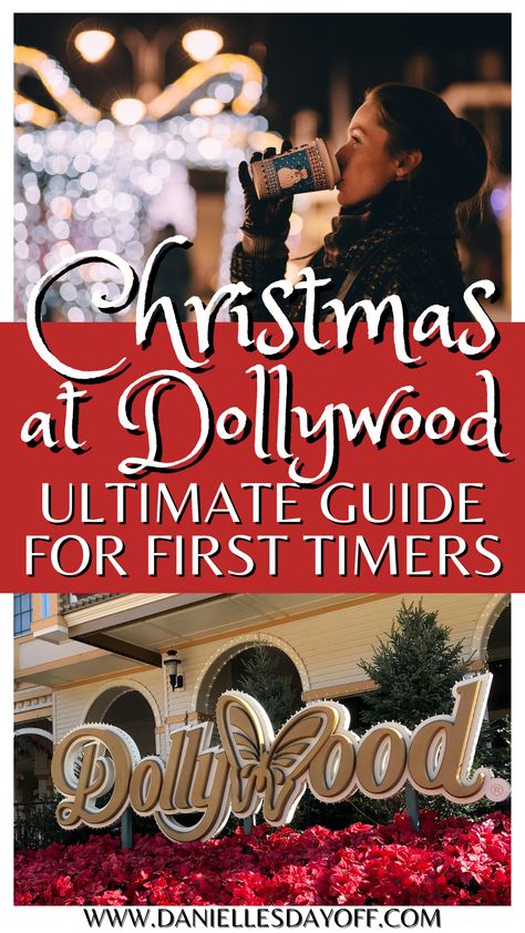 Christmas at Dollywood: Ultimate Guide for First Timers Dollywood Christmas Outfit, Dollywood Park Outfit Winter, Dollywood Park Outfit, Gatlinburg Tennessee Christmas, Dollywood Trip, Dollywood Christmas, Gatlinburg Christmas, Tennessee Family Vacation, Christmas Vacation Destinations