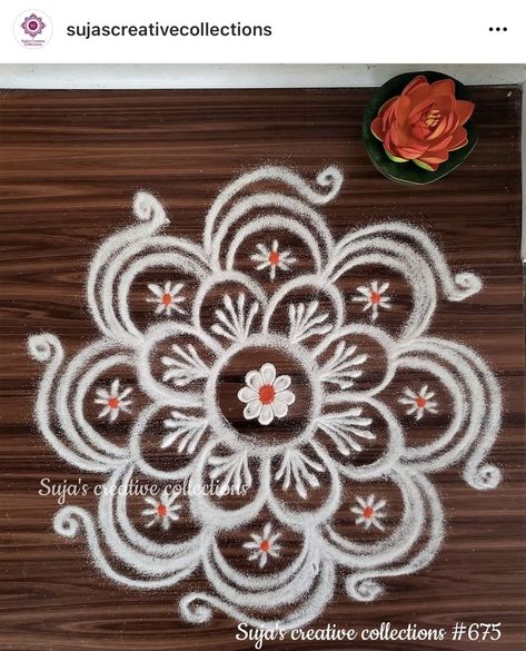 Choti Diwali Rangoli, Diwali Rangoli Easy, Bhogi Muggulu, Sankranti Muggulu, Choti Diwali, Freehand Rangoli, Sankranthi Muggulu, Rangoli Easy, Very Easy Rangoli Designs