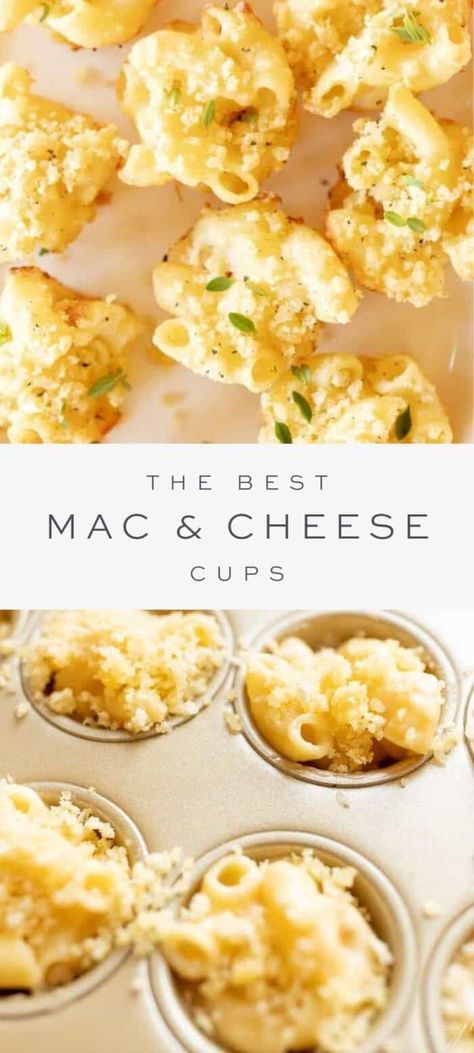 Mini Mac And Cheese Cups Appetizers, Mac And Cheese Mini Cups, Mac And Cheese Appetizers For Party, Mac And Cheese Cups Party, Hors Devours Appetizers Easy, Baby Shower Hors D’oeuvres, Holiday Party Hors D’oeuvres, Savory Hors D’oeuvres, Hors Doeuvres Easy