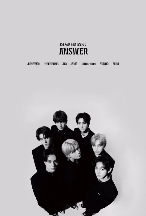 Enhypen Dimension Answer, Enhypen Poster, Enhypen Updates On Twitter, Dimension Answer, Enhypen Dimension, Solo Pics, Learn English Vocabulary, Sung Hoon, Extended Play