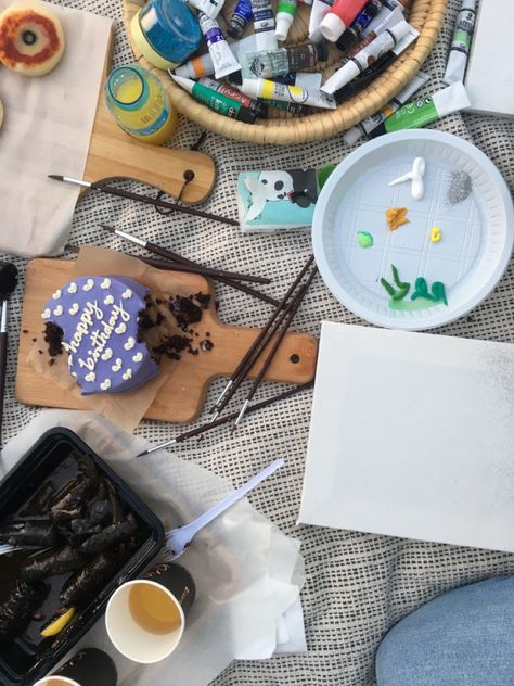 Aesthetic October, Happy Aesthetic, Birthday Picnic, Picnic Birthday, 25th Birthday, Art Birthday, Birthday Woman, By The Sea, Art Art