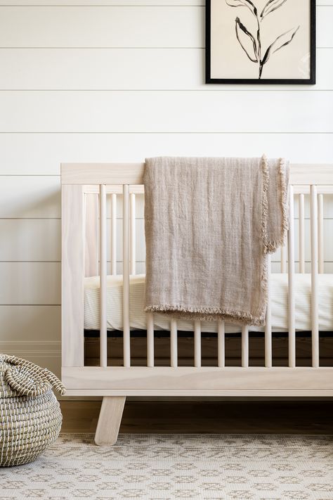 Mcgee & Co Nursery, Oak And White Nursery, Mismatch Nursery Furniture Ideas, Studio Mcgee Nursery Ideas, Babyletto Modo Crib Nursery, Light Wood Crib Nursery, Studio Mcgee Nursery, Mcgee And Co Home, Nursery 2024