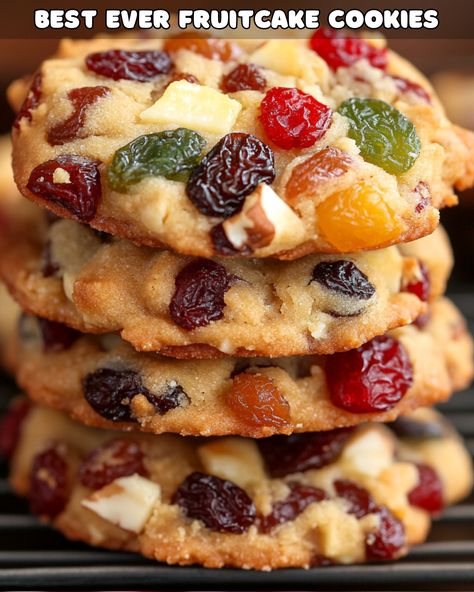 Best Ever Fruitcake Cookies Best Fruit Cake Cookies Recipe, Best Ever Fruitcake Cookies, Fruit Cake Cookies Recipe, Best Fruitcake, Fruitcake Cookies, Candied Cherries, Avocado Bread, Candied Pineapple, Fruit Cake Cookies