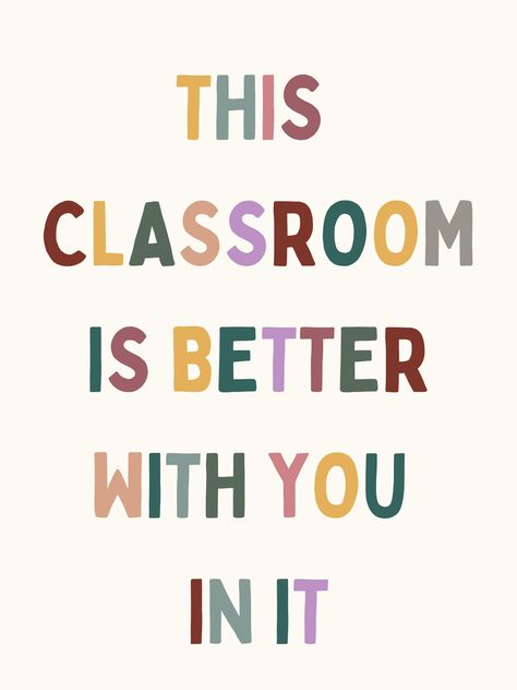 Spice up your classroom with this classroom poster bundle. These cute posters are motivational and give your space a pop of muted, jewel toned color. Made by a fellow teacher. Classroom Posters Aesthetic, Vintage Classroom Posters, In This Classroom, Cute Classroom Posters, Motivational Classroom Posters, Funny Classroom Quotes, Inclusive Education Posters, Class Poster Ideas, Motivational Posters For School