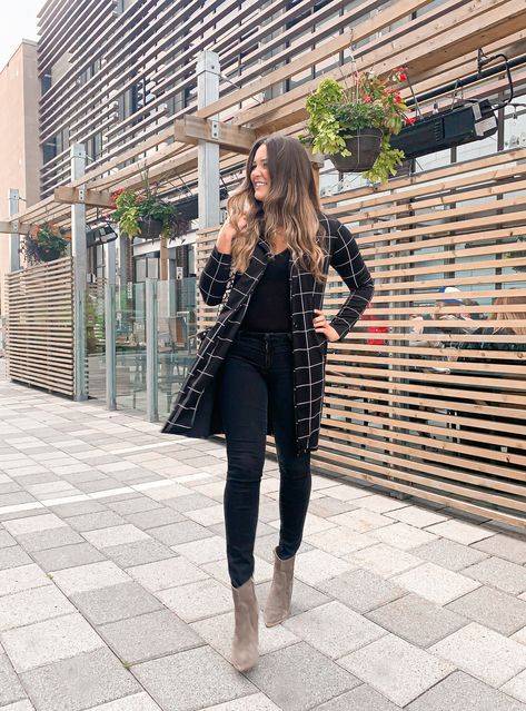 Black Plaid Blazer, Billy B, Grey Ankle Boots, Chique Outfits, Business Outfits Women, Business Casual Outfits For Work, Stylish Work Outfits, Casual Work Outfits, Work Outfits Women