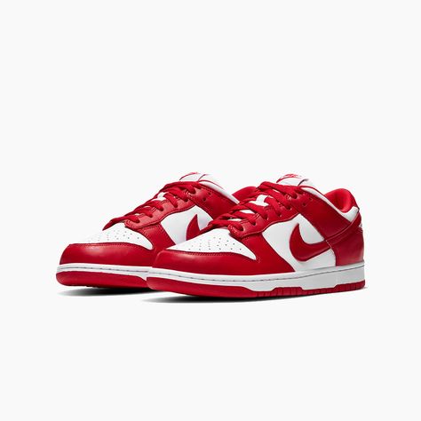 Nike Dunk Low "University Red" Sneaker Release | Drops | HYPEBEAST Nike Dunk Low University Red, High Air Force 1, Nike Dunk Low Sp, Nike Snkrs, Jordan Model, Yeezy Sneakers, Nike Models, Exclusive Sneakers, Sneakers Looks