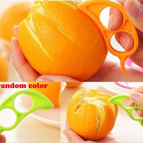 Orange Peeler, Navel Oranges, Kinds Of Fruits, Fruit Peel, Vegetable Slicer, Vegetable Tools, Cool Kitchen Gadgets, Citrus Fruit, Orange Peel