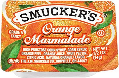 Sugar Free Orange Marmalade, Smuckers Jam, Jelly Cups, Orange Juice Concentrate, Orange Marmalade, Real Fruit, Fruit Jelly, Sweet Citrus, High Fructose Corn Syrup