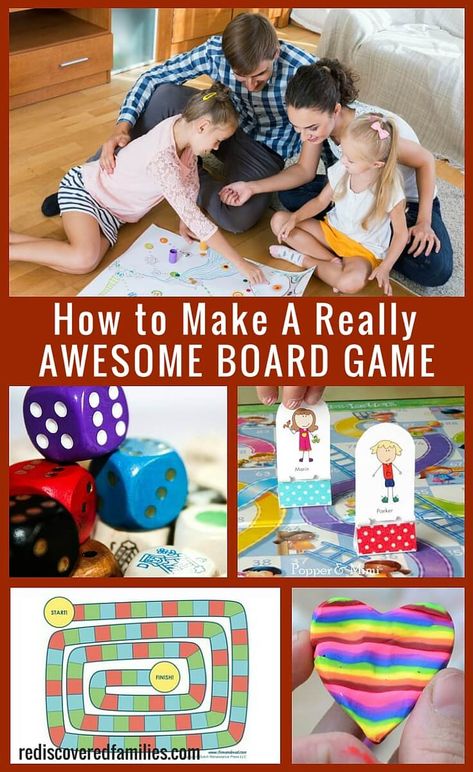 Homemade Board Games For Kids, Make A Board Game, Board Game Wedding, Board Game Themes, Preschool Board Games, Homemade Board Games, Board Game Room, Board Games For Couples, Board Games Diy