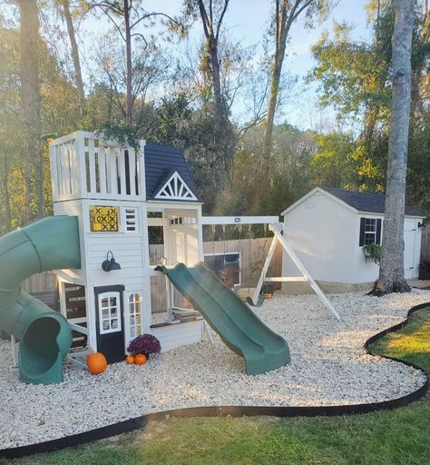 Backyard Play Areas, Enchanting Backyard, Backyard Play Spaces, Kid Friendly Backyard, Diy Sandbox, Playground Landscaping, Kids Backyard Playground, Small Backyard Design Ideas, Play Area Backyard