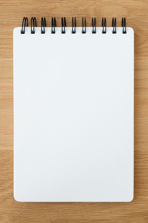 Blank white ruled notebook on a wooden table | free image by rawpixel.com / KUTTHALEEYO Notepad Background, Notebook Images, Notebook Mockup, Writing Paper Printable Stationery, Note Writing Paper, Writing Paper Printable, Paper Background Design, Instagram Photo Frame, Book Background