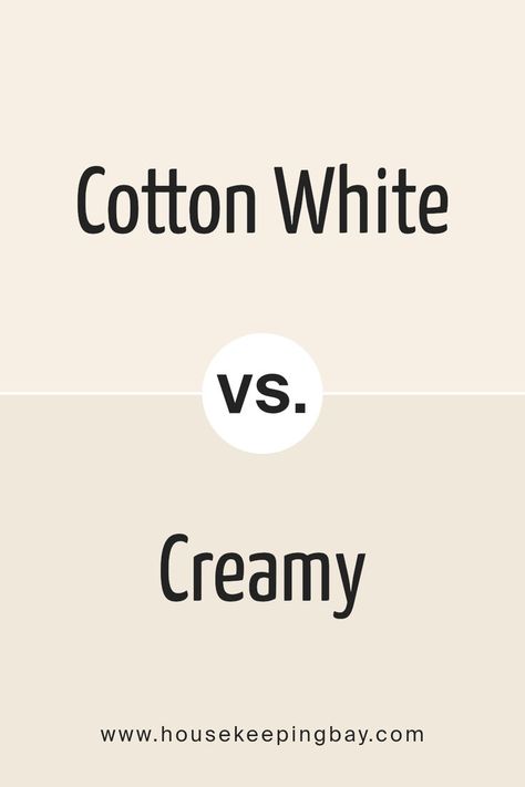 Cotton White SW 7104 by Sherwin Williams vs Creamy SW 7012 by Sherwin Williams Sherwin Williams Creamy, Cotton Painting, White Paint Colors, Warm Undertone, Trim Color, Coordinating Colors, Sherwin Williams, Paint Color, White Paints