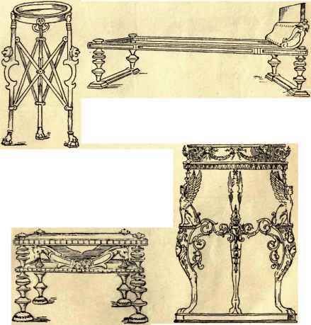 Ancient Roman Furniture, Roman Room, Roman Motifs, Roman Furniture, Furniture Sketches, Egyptian Furniture, Roman Design, Neoclassical Furniture, Vintage Furniture Makeover