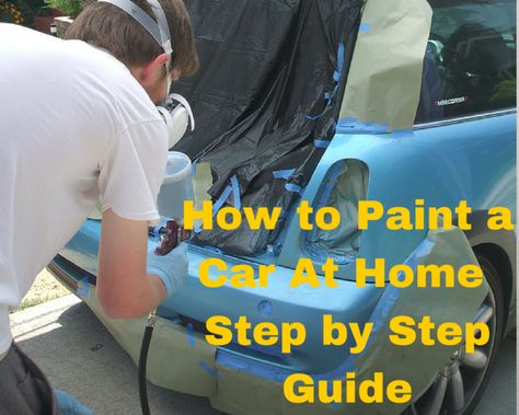 how to spray paint a car,How to paint a car at home,how to use a spray gun to paint a car,painting a car at home,cheapest way to paint a car. Car Paint Diy, Car Spray Paint, How To Spray Paint, Auto Body Work, Car Paint Jobs, Car Shopping, Paint Repair, Car Fix, Auto Body Repair