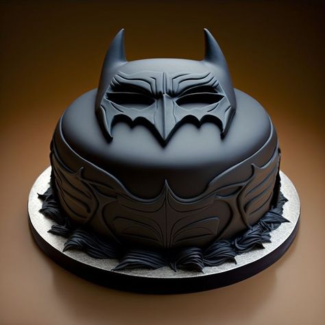 Dc Cake, Batman Themed Birthday Party, Batman Birthday Cakes, Ugly Cakes, Artist Cake, Cars Birthday Cake, Batman Cake, Batman Birthday Party, Birthday Wishes Cake