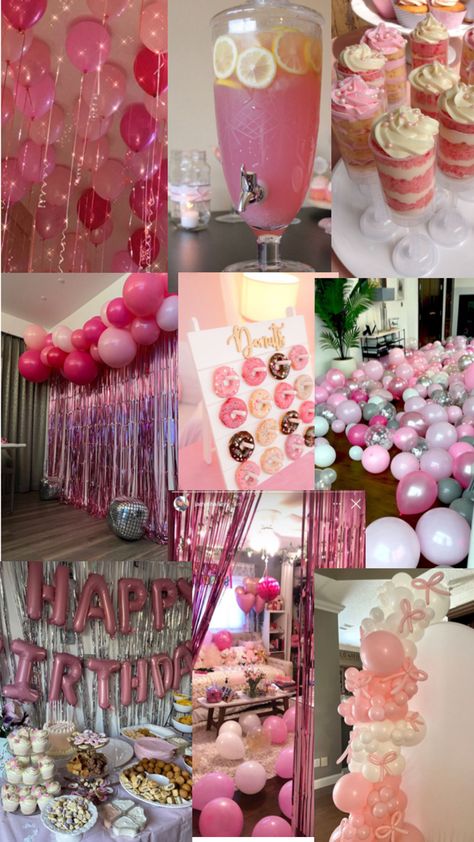 33 Shades Of Pink Party, 13 Shades Of Pink Party, Shades Of Pink Birthday Party, Shades Of Pink Party, 12th Birthday Party Ideas, My Birthday Ideas, Party Girls Night, Pink Birthday Party, Parties Ideas