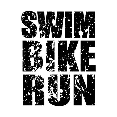 Swim Bike Run - Black by triathlon-and-sport-fun Triathlon Humor, Triathlon Shirts, Gifts For Triathletes, Swim Bike Run, Triathlon Clothing, Ironman Triathlon, Cross Country Running, Sport Design, Bike Run