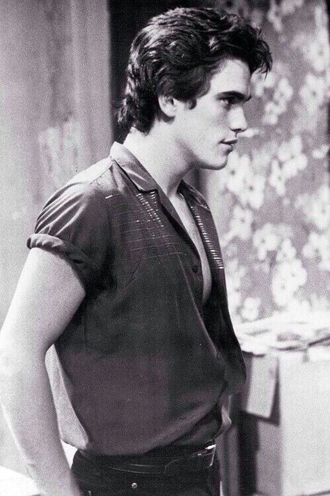 Young Matt Dillon, The Outsiders Cast, Outsiders Movie, 80s Actors, Dallas Winston, 80s Men, Matt Dillon, Golden Girl, X Reader