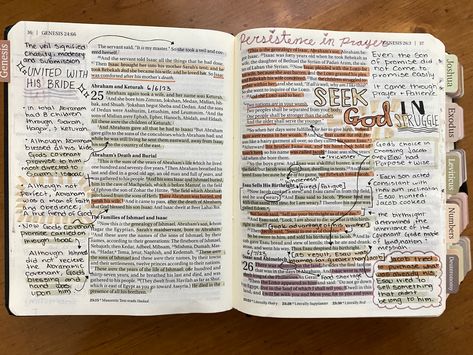 Genesis 25 Bible Journaling, Genesis Bible Study Notes, Genesis Notes, Genesis Journaling, Genesis Bible Journaling, Messy Bible, Bible Wrecking, Bible Annotations, Genesis Bible Study