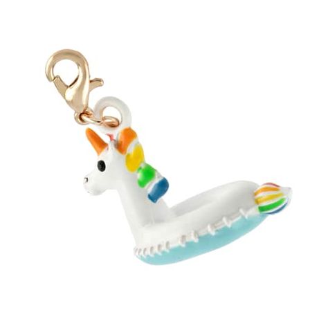 Pool Float Charm by Bead Landing™ Unicorn Pool Float, Unicorn Float, Bead Landing, Party Projects, Juicy Couture Charms, Michael Store, Jewelry Making Charms, Fun Design, Summer Ready