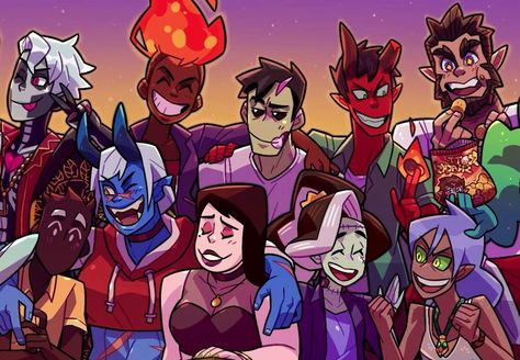 Monster Prom Art Style, Monster Prom Characters, Monster Camp Characters, Dahlia Monster Camp, Monster Prom Zoe Fanart, Damien Monster Camp, Damien And Oz Monster Prom, Monster Prom Damien X Oz, Monster Prom Fan Art Damien