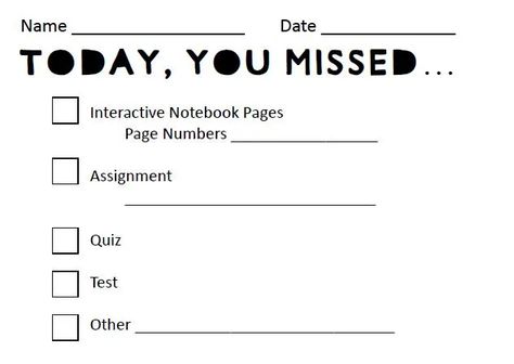 Absent Work, Absent Students, Sarah Carter, High School Math Classroom, High School Math Teacher, Teachers Toolbox, First Day Of School Activities, School Tool, Math Projects