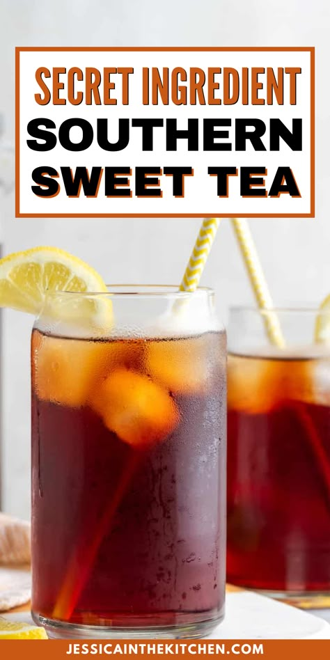 How To Make Iced Tea, Sweet Tea Recipe, Iced Tea Recipes Homemade, Sweet Tea Recipes, Southern Sweet Tea, Making Iced Tea, Tea Drink Recipes, Coctails Recipes, Tea Drinks