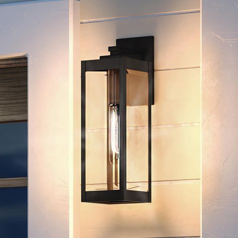 Modern Farmhouse Outdoor, Modern Exterior Lighting, Farmhouse Wall Sconces, Outdoor Lighting Ideas, Exterior Lights, Farmhouse Outdoor, Exterior Light Fixtures, Farmhouse Industrial, Modern Farmhouse Exterior