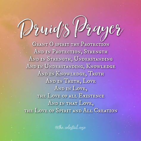 Druid's Prayer for Pagan occasions. As a family, we use this prayer for our Sabbat rituals. Druid Beliefs, Druid Background, Sabbat Rituals, Druid Spells, Pagan Prayers, Druid Witch, Celtic Prayer, Celtic Christianity, Every Witch Way