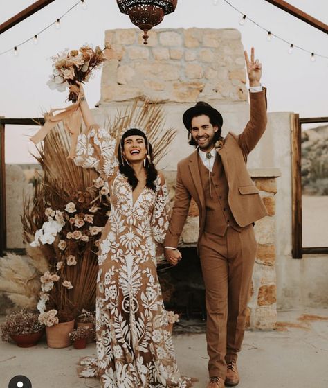 Joshua Tree Elopement, Suits Wedding, Formal Fashion, Wedding Groomsmen, Brown Suits, Satin Bridesmaid Dresses, Groom Wear, Groomsmen Attire, Desert Wedding