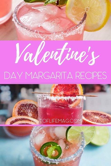 Celebrate your love for each other on Valentine’s Day with these beautiful red and pink Valentine’s Day margarita recipes. Margarita Recipes for Holidays | Valentines Day Cocktails | Pink Cocktails | Red Cocktails | Margarita Recipes for Holidays | Cocktails for Couples #margarita #cocktails Valentines Day Cocktails, Valentines Cocktails Drink Recipes, Holidays Cocktails, Valentines Drinks Alcoholic, Galentines Cocktails, Pink Grapefruit Margarita, Pitcher Margarita Recipe, Raspberry Beer, Grapefruit Cocktail Recipes