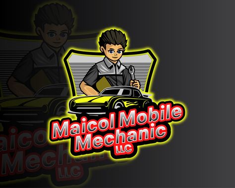 Mobile Mechanic Logo Mechanic Logo, Mechanics Logo, Mobile Mechanic, Graphic Design Adobe, Freelancing Jobs, Adobe Illustrator, Illustrator, Graphic Design, ? Logo