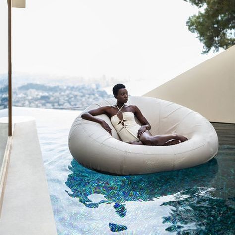 Minimal Houses, Poolside Lounge Chairs, Inflatable Island, Poolside Lounge, Swimming Pool Floats, Inflatable Pool Floats, Pool Lounger, Pool Floats, Inflatable Pool