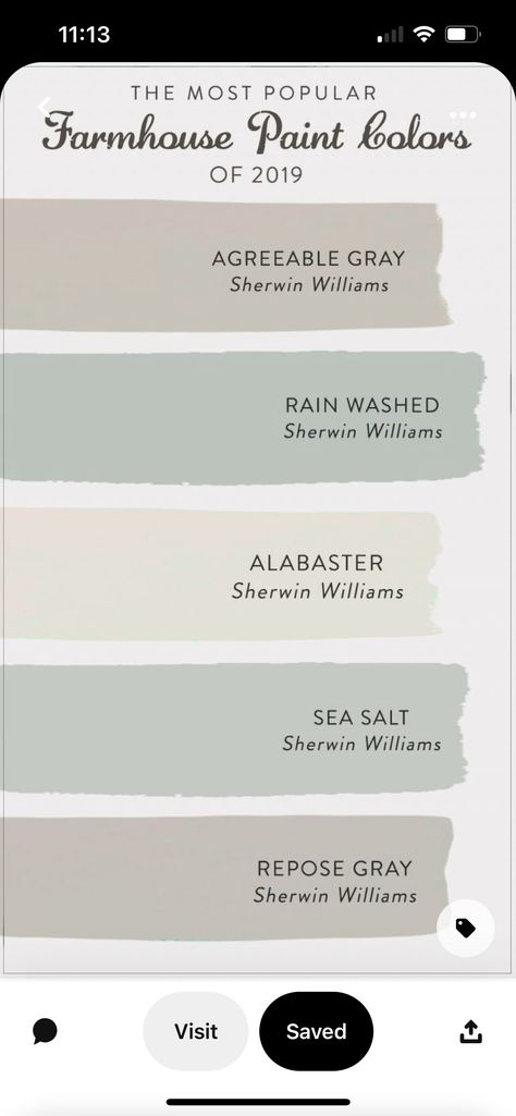 Sherwin Williams Rainwashed, Rainwashed Sherwin Williams, Repose Gray Sherwin Williams, Agreeable Gray Sherwin Williams, Sea Salt Sherwin Williams, Sherwin Williams Alabaster, Sherwin Williams Gray, Repose Gray, Farmhouse Paint Colors