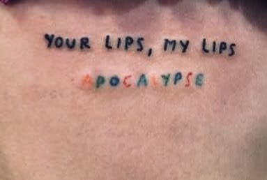 Tattoo Ideas Poetry, Tattoos Easy To Hide, Grunge Tatoos, European Tattoos, Tattoo Phrases, Apocalypse Tattoo, Petit Tattoo, Stick And Poke, Dream Tattoos