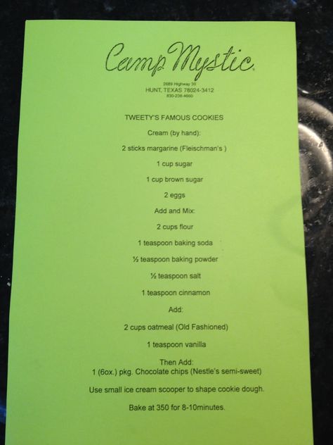 Tweety cookie recipe Camp Mystic- one of the best parts about being a Mystic camper Camp Mystic, Roasted Almonds Recipe, Tweety Pie, Homemade Cheese Crackers, Mini Pot Pies, Thyme Recipes, French Onion Soup Recipe, Best Cookies Ever, Cheese Snacks