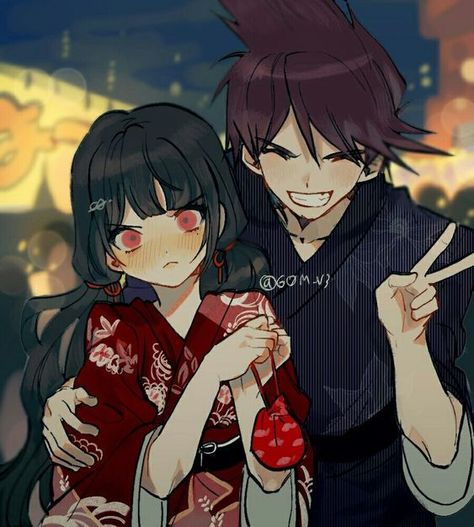 Kaito X Maki, Danganronpa Kaito, Maki Danganronpa, Kaito Momota, Maki Harukawa, Maki Roll, Hope's Peak Academy, Danganronpa Ships, New Danganronpa V3