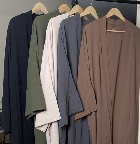 A Modest Clothing Brand producing high quality jilbaab, abaya, kimono hijab,veils, khimar, niqab and modest gowns for women in the UK and all over the world Kimono Collection, Kimono Styling Outfits, Islamic Clothes, Abaya Fabric, Abaya And Hijab, Abaya Wardrobe, Hijab Wardrobe, Modest Abaya Outfits, Hijab Abaya Outfits