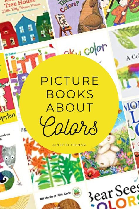 Need some books about colors? Check out this huge list of our favorites! #picture books about colors #books about color #color books #preschool #kindergarten #learn colors Color Books Preschool, Color Books For Preschool, The Colors Of Us Book Activities, Books About Colors Preschool, Books About Colors For Kindergarten, Books About Colors, Books About The Color Red, Multicultural Books For Preschool, Rainbow Books