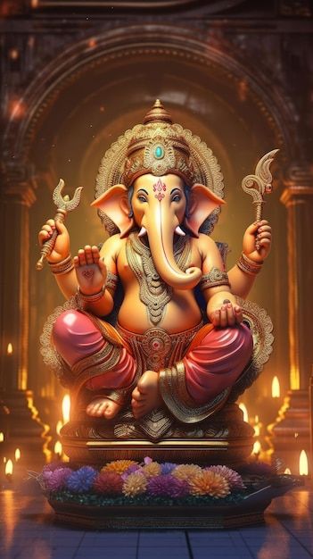 Gods Images, Ganesha God, Photos Of Ganesha, Ganesh Tattoo, Ganesh Ji Images, Hand Art Kids, Gods Goddesses, Shri Ganesh Images, Saraswati Goddess