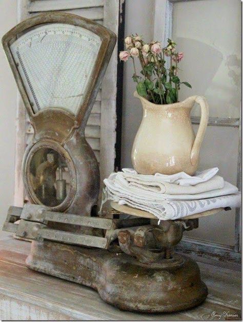 Love Old Scale, Scale Decor, Vintage Scales, Old Scales, Above Kitchen Cabinets, Industrial Style Decor, Kitchen Scales, Vintage Scale, Vintage Industrial Decor