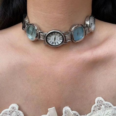 Clock Necklace Aesthetic, Watch Rings, Clock Necklace, Necklace Aesthetic, Watch Lover, Watch Chain, Watches Jewelry, Clock, Instagram Posts