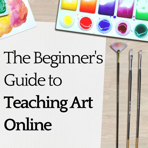 How To Sell Art, Art Teacher Resources, Online Art Courses, Sell Art Online, Online Art Classes, Art Education Resources, Sell Art, Selling Art Online, Challenging Times