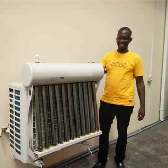 Application                                          hybrid solar thermal air conditioner installed in Ghana                   info@solar-air-conditioner.com  Whats app:008618512385103 Solar Powered Air Conditioner, Solar Refrigerator, Air Conditioning System Design, Garage Addition Ideas, Solar Air Conditioner, Solar Ac, Off Grid Solar Power, Central Air Conditioning System, Solar Fan