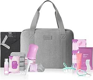 Amazon.com: Frida Mom Motherload[ed] Hospital Bag - Pre-Packed Essentials for Labor and Delivery, Postpartum Recovery and Baby (30 Piece Gift Set) : Frida Mom: Baby Frida Mom, Frida Baby, Packing Hospital Bag, Hospital Bag Essentials, Body Wipes, Work Pumps, Maxi Pad, Delivery Gown, Neoprene Bag