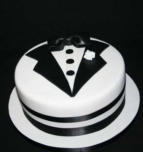 Bachelor Party Cakes, Bachelor Cake, Tårta Design, Cake Design For Men, Tuxedo Cake, Chocolate Biscuit Cake, Shirt Cake, Mini Torte, Fathers Day Cake