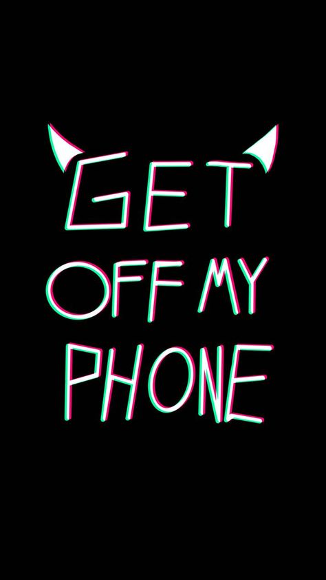 Get Out Of My Phone Wallpaper, Off My Phone Wallpaper, Get Off My Phone Wallpaper, Get Off My Phone, Blue Gradient Background, Get Off Your Phone, Peppa Pig Wallpaper, 90s Wallpaper Hip Hop, Creepy Backgrounds